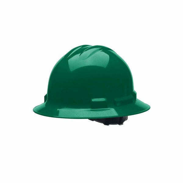 Cordova Ratchet, 4-Point, Duo Safety, Hard Hat, Full Brim, Forest Green H34R9